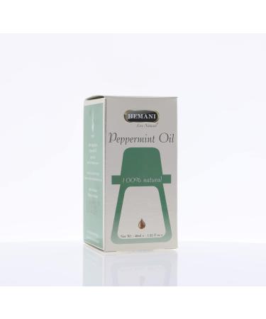 Hemani Premium Peppermint Oil 40 ML - 100% Pure Essential Oil for Aromatherapy Relaxation and Refreshment - Buy Online on GoSupps.com