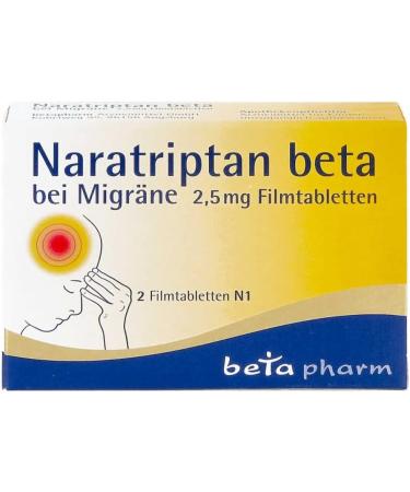 Buy NARATRIPTAN 2.5 mg for Migraine Relief 5x2 Film-Coated Tablets & Vitenda Hand Cream | International Shipping Available - Buy Online on GoSupps.com