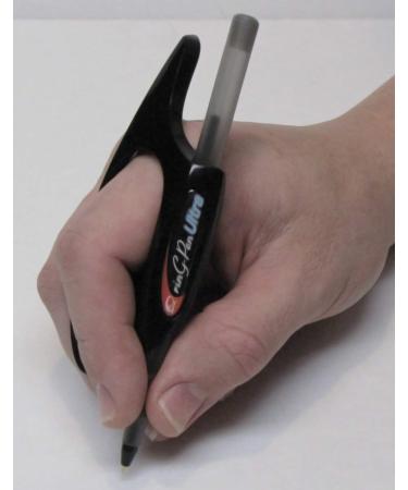 RinG-Pen Ultra Grip Support for Writing and Art Tools (Large, Black)