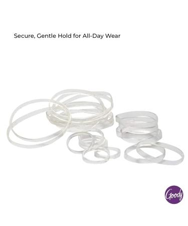 GOODY Ouchless Clear Polyband Elastic Hair Ties - 250 Count | Fine Hair Accessories for Pain-Free Styling & Secure Hold - Buy Online on GoSupps.com