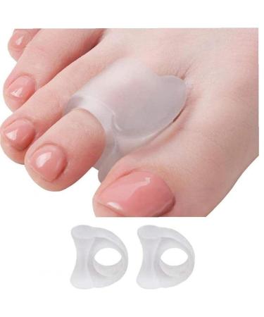 2pcs Toe Silicone Bunion Guard Foot Care Orthopedic Toe Separators Finger Toe Separator Correction Pad Foot Care Tool - Buy Online on GoSupps.com