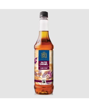 Tate & Lyle Salted Caramel Coffee Syrup Beverage 750ml Fairtrade (No Pump 1 Bottle) Salted Caramel 750 ml (Pack of 1)