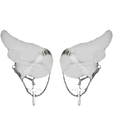 Muloo Angel Wing Hair Clip for Girls Y2K Punk Hairpins Bowknot Hairclips Animation Hair Barrettes Subculture Hair Accessories Pink - Buy Online on GoSupps.com