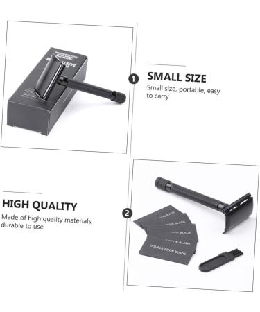 Doitool Bart Razor Set - Double Speed Manual Razor for Men | Premium Metal & ABS Hand Razing Tool (10.3x4cm) - Buy Online on GoSupps.com