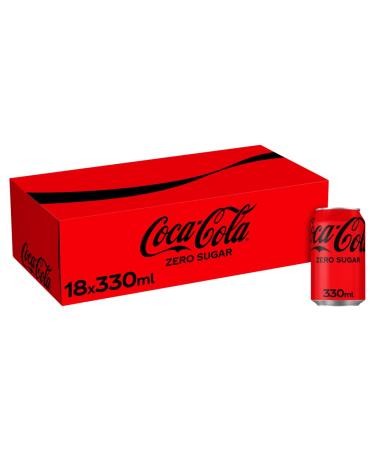 Coca-Cola Coca-Cola Zero Sugar Canettes 18 x 330 ml