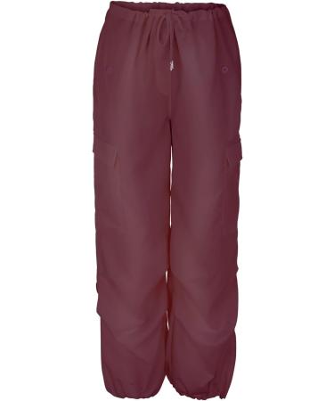 Shop Y2K Women's Parachute Cargo Pants | Vintage 90s E-Girl Streetwear Baggy Track Pants - Buy Online on GoSupps.com
