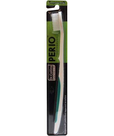 Dr. Collins Perio Toothbrush  1 Count Multicolor 1 Count (Pack of 1)