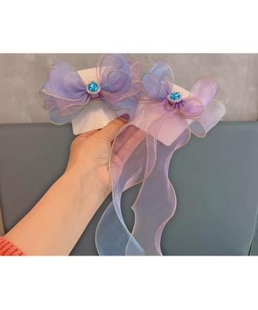 FEIFEI'S BOW Baby Girls Chiffon Diamond Crown Unicorn Hair Clip - Multi Colour Toddler Party Dress Costume Bow (Mix04) - Buy Online on GoSupps.com