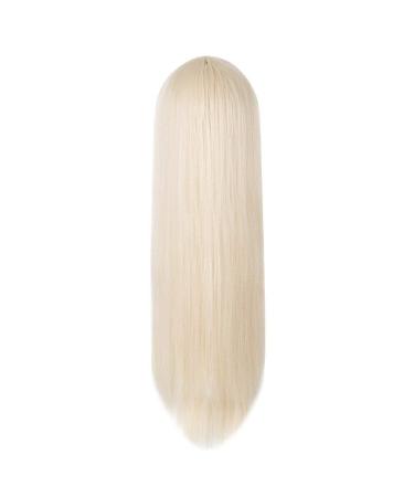 Shop SUNNYBLUEE Golden Straight Wig - Heat-Resistant Blonde Synthetic Hair for Sportswear & Fashion - Buy Online on GoSupps.com
