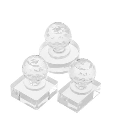 PLAFOPE 3 Pi ces Outils de Pressage Fard Paupi res DIY Tampons Applicateurs Rond Rectangle Carr pour R paration et Pressage Cosm tiques