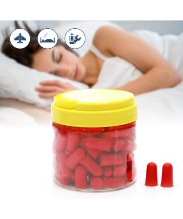 Soft Foam Earplugs 50 Pairs Ear Plugs Noise Reduction Earplugs Protector for Sleeping Snoring Heavy Noise Traveling Concerts Construction Studying(red) - Buy Online on GoSupps.com
