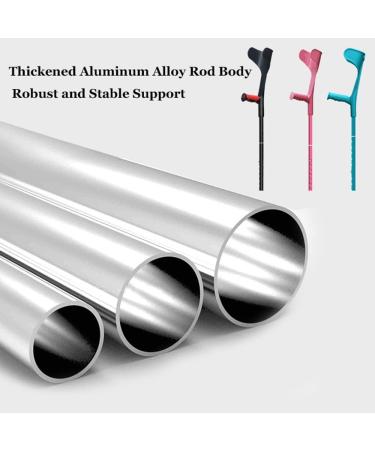 Folding Forearm Crutches Crutches for Adults 10 Stops Height Adjustable Crutches for Walking Ergonomic Handles Comfortable Grip and Wear-Resistant Non-Slip Unisex Decorate Lucky Star Blue - Buy Online on GoSupps.com