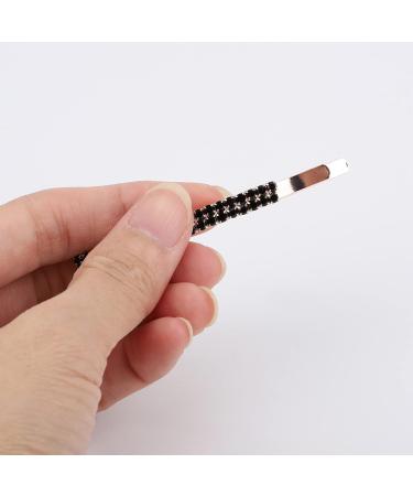 18-Piece Rhinestone Bobby Pins - Crystal Hair Clips for Women and Girls - Stylish Hair Barrettes in Multi Colors - Buy Online on GoSupps.com