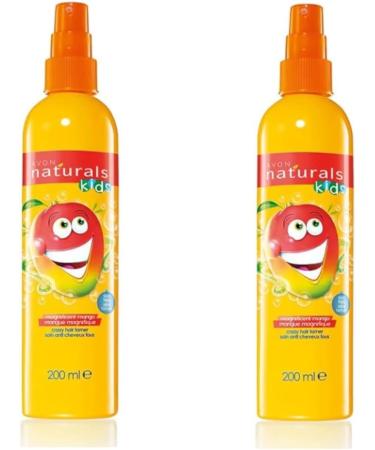 2 x Avon Naturals Magnificent Mango Crazy Hair Tamer/Detangler - 200ml each | Unleash Vibrant Tangle-Free Hair with the Power of Mango - Buy Online on GoSupps.com