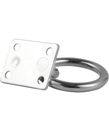 Lyaor 2 Pieces 304 Stainless Steel Augtplate with M8 Eyelet Bracket - Durable 180kg Wall Hook for Hanging Hammocks Boxing Bags Yoga Ropes - International Shipping Available - Buy Online on GoSupps.com