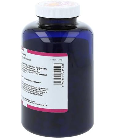 Lysin HCL 500 mg Capsules - 250 St | High-Quality L-Lysine Supplement for Immune Support | International Shipping Available - Buy Online on GoSupps.com