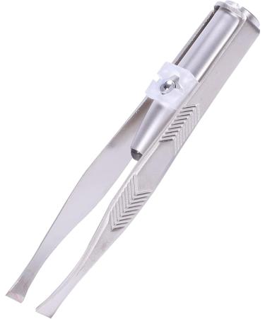 Shop Oikabio 2x Stainless Steel Eyebrow Tweezers with LED Light - Precision Grooming & Perfect Eyebrows | International Shipping Available - Buy Online on GoSupps.com