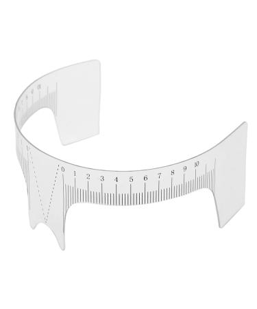 Eyebrow Makeup Positioning Ruler 3 Sizes Brow Shape Standard Scale Ruler Measuring Tool(A)