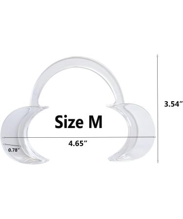 10 Pack C-Shape Dental Cheek Retractors | Clear Lip Openers for Teeth Whitening - Size M - Buy Online on GoSupps.com