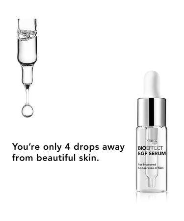 BIOEFFECT EGF Serum with Hyaluronic Acid and Barley Growth Factor - Rejuvenating Anti-Aging Facial Treatment for Wrinkles, Hydration, and Firming - Face & Neck Skincare - Oil-Free - Buy Online on GoSupps.com