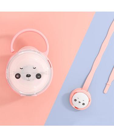 Vreplrse Baby Pacifier Storage Box | Reusable Portable Travel Holder for Newborns & Toddlers - Beige - Buy Online on GoSupps.com