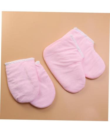 Ipetboom 2 Pairs Paraffin Wax Warmer Mittens Thermal Gloves Foot Spa Cover Insulated Gloves Pumpkin Hat for Adults Bath Treatment Mitt Paraffin Bath Mitts Mouse Costume Kids Pink Care - Buy Online on GoSupps.com