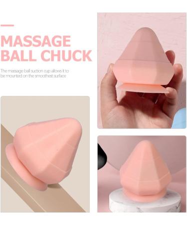 Frcolor Spiked Massage Ball - Ultimate Hip Flexor and Muscle Release Tool for Yoga & Fitness | Suction Cup Lacrosse Ball for Pain Relief - Buy Online on GoSupps.com