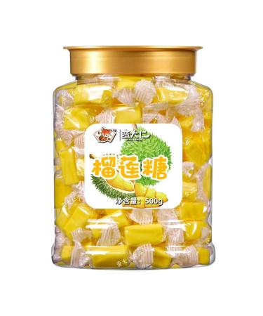 Durian Soft Candy 500g/can Toffee Extra Strong Durian Milk Candy Thai Flavor Fruit Gummies Chinese Candy Casual Snack Gifts Wedding Candy Desserts (17.7 oz(Pack of 1)) - Buy Online on GoSupps.com