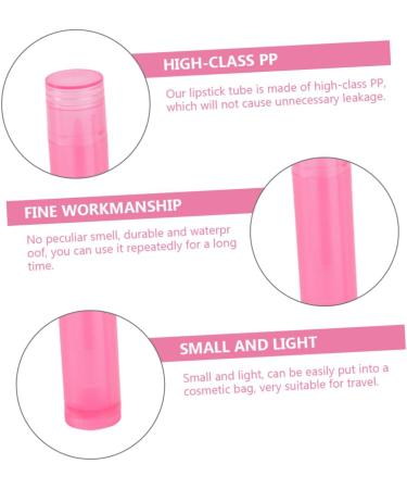 24 pi ces Tubes Vides pour DIY Petits Tubes Transparents pour Conteneurs pour Gloss et Cr me Format Rose Faciles Transporter et Remplir - Buy Online on GoSupps.com