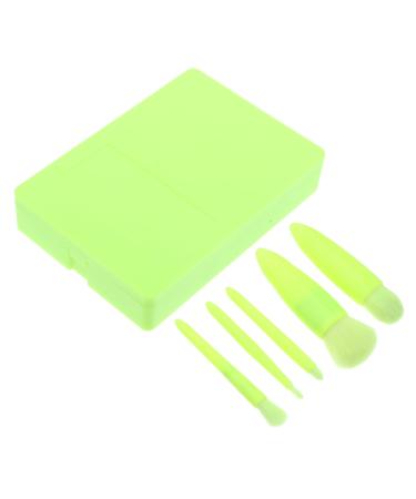 NOLITOY 1 Set Makeup Brush Set Foundation Brush Makeup Mirror Makeup Brush for Lip Small Cosmetic Brush Soft Bristles Makeup Brush Miss Eye Shadow Brush Artificial Fiber Soft Fur 9.50X3.00X2.00CM Green