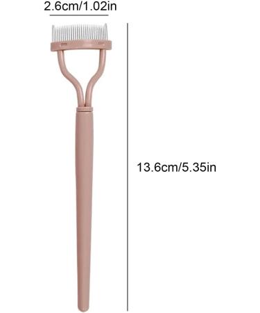 Eyelash Separator Eyelash Comb - Eyelash Defining Mascara Comb Professional Eye Makeup Tools Portable Mascara Applicator Ergonomic Cosmetic Tool for Travel Women Lotus Colour - Buy Online on GoSupps.com