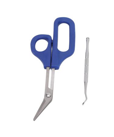 Long Handle Toenail Clippers Sturdy Firm Rust Proof Cuticle Scissor Portable for Elderly for Pregnant Woman for Home Travel(S)