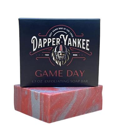 Dapper Yankee Game Day Natural Soap Bar for Men - Medium Grit Buckeye Inspired Soap Soap for Athletes