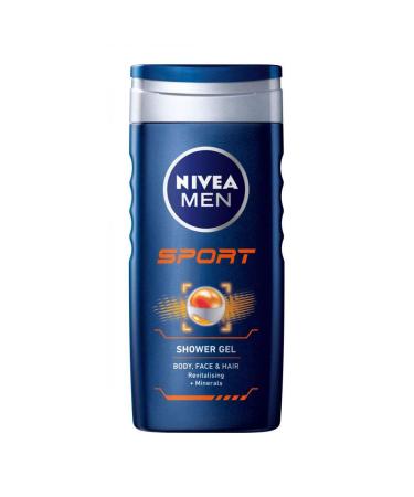 Nivea for Men Sport Shower Gel 250ml x2