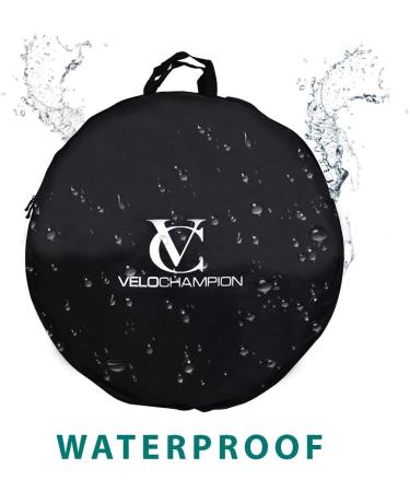 VeloChampion Waterproof 700c Wheel Bag 2 Pack - Lightweight, Easy to Transport with Long Zip & Easy Grip Handle - Buy Online on GoSupps.com