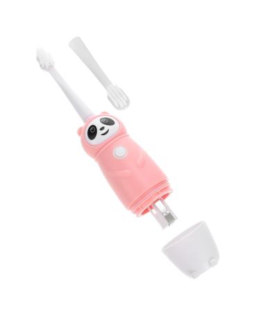 Solustre 1 set of electrical toothbrush for children baby toothbrush children's tooth cleaner electrical needle -grain children toothbrush burst toothbrush scaler toddler lightening pp 1 piece (1 Pack) pink