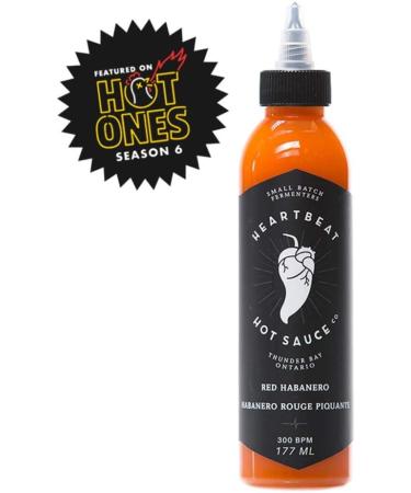 Heartbeat Hot Sauce - Ultimate 6-Pack (1 x 177ml Red Habanero 1 x 177ml Green Jalapeno 1 x 177ml Blueberry Habanero 1 x 177ml Pineapple Habanero 1 x 177ml Scorpion 1 x 177ml Poirier's Louisiana Style Hot Sauce) - Buy Online on GoSupps.com