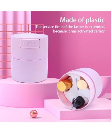 lmoikesz Eyelash Glue Storage Container Leak-proof Portable Holder Professional White - Buy Online on GoSupps.com