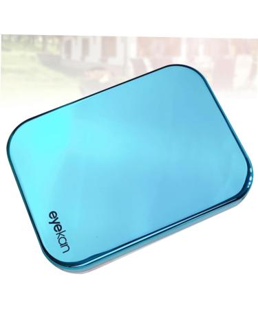 Buy Healvian Travel Case for Contact Lenses - Durable Plastic Container Mirror & Holder - Convenient Storage for Glasses & Lens Care - 8.3x6.2x2.1cm - Blue - Buy Online on GoSupps.com
