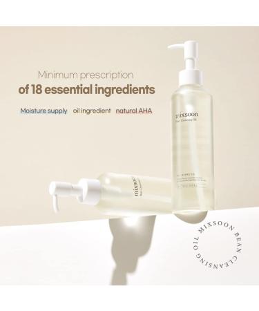 Mixsoon Bean Cleansing Oil - 6.59 fl oz (195ml) | Gentle Makeup Remover for All Skin Types | International Shipping Available - Buy Online on GoSupps.com