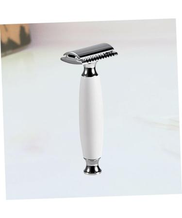 Minkissy 2-in-1 Open Butterfly Razor for Men | Long Grip Double Shaver & Facial Razor - Alloy Manual Knife for Precision Shaving - Buy Online on GoSupps.com