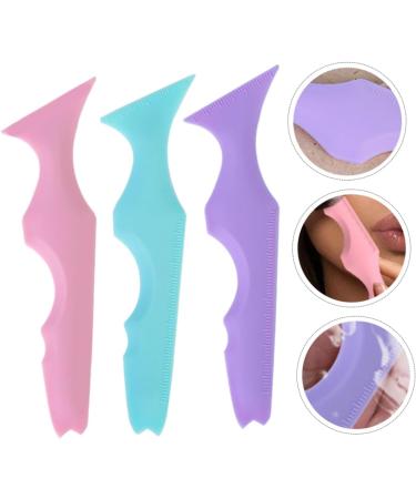 FOMIYES 12 Pcs Silicone Beauty Ruler Silicone Eyeliner Aid Eyeshadow Mascara Drawing Aid Cosmetic - Buy Online on GoSupps.com