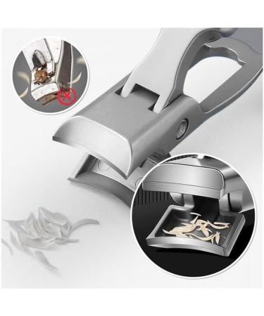 Nail Clippers for Thick Nails Toenails The Luxurious Ultra Sharp Nail Clippers Professional Toe Clippers with Catcher File Trimmer Clippers for Men Women (Color : Silver 1) - Buy Online on GoSupps.com