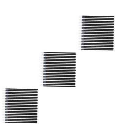 FOMIYES 150 Pcs Eyeliner Brush Lip Disposable Cosmetic Brush Small Makeup Brush Girl With Cover 11.5x9cmx3pcs Assorted Colorx3pcs