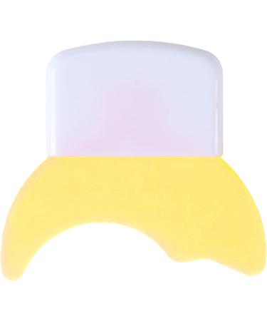 Eyelash Applicator Baffle Eyelash Mascara Smudge Guard Silicone Smoothing Surfaces Various Angles For All Face Shapes (Yellow) - Buy Online on GoSupps.com