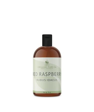 organic pure oil Red Raspberry Seed Oil - 100% Pure & Organic Cold Pressed Red Raspberry Oil Extra Virgin Unrefined Premium Pharmaceutical Grade A 8 OZ for Face Hair Skin Body Lips