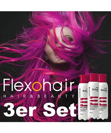 Goldwell Elumen Pure PK All Set 200ml Medium Blonde (Pack of 3) | International Shipping Available - Buy Online on GoSupps.com