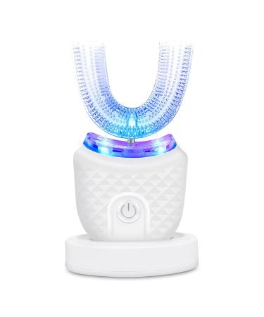 Ultrasonic Electric Toothbrush  U Shaped Automatic Toothbrush for Adults 360  Whole Mouth Toothbrush Whitening Wireless Charging IPX7 Waterproof