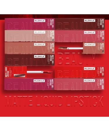 Matte Liquid Lipstick | High-Pigmented Velvet Lip Gloss | Waterproof Long-Lasting Lip Stain | Perfect Gift for Women | International Shipping Available - Buy Online on GoSupps.com