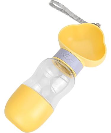 Edoxus Dog Drinking Bottle - Leak-proof Water Cup with Silicone Sealing Ring for Pets (Yellow Cloud) | International Shipping - Buy Online on GoSupps.com